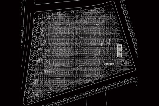 Memorial do Holocausto, planta, Berlim, Alemanha, 2005. Arquiteto Peter Eisenman<br />Imagem divulgação  [Website Eisenman Architects]