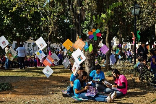 Flip - Festa Literária de Paraty, Paraty. Arquiteto Mauro Munhoz. 2011<br />Foto Nelson Kon 