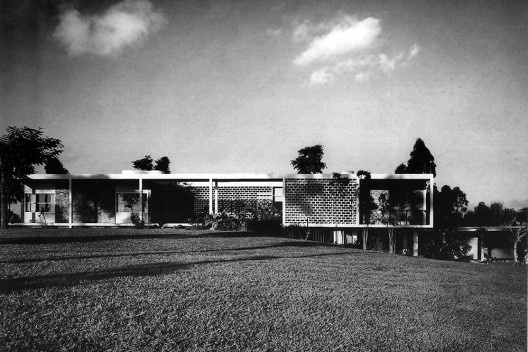 Residência do Arquiteto, Bairro Morumbi, São Paulo SP, 1951. Arquiteto Oswaldo Arthur Bratke<br />Foto Acervo Oswaldo Bratke 