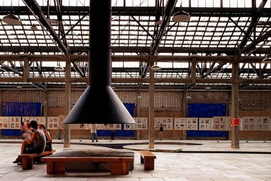 Sesc Fábrica Pompéia, São Paulo. Arquiteta Lina Bo Bardi<br />Foto Nelson Kon 