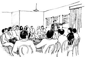Participação na elaboração do PDV<br />Ilustração Ítalo Stephan 