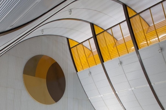 Hospital Sarah em Brasília, abertura zenital de ventilação<br />Foto Nelson Kon 