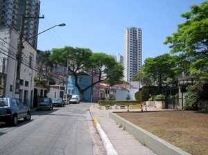 Sob a rua Francisco Bayardo corre o Água Preta<br />Foto Vladimir Bartalini 