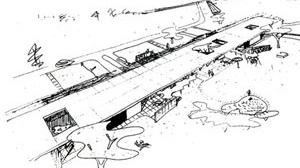 Parasol houses, Louis Kahn e Storonov, 1944-45, não construída [BROWNLEE; DE LONG]