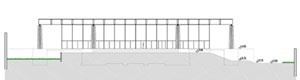 Ed. administrativo da Run Bacardi, Mies Van der Rohe, 1957, Cuba. Desenhos realizados por José Ma. Pellejero, Luis López [Història en Obres. portal d'història de l'arquitectura moderna. n. 01/2007]