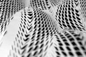 Reiser & Umemoto, Vector Wall, 2002, detalhe do modelo de estudo<br />Reiser + Umemoto, RUR Architecture, PC 