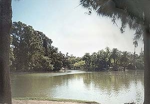 El Parque de Palermo, oficialmente denominado 3 de Febrero, inaugurado en 1874 por la acción del Presidente Sarmiento, continúa siendo el más importante ejemplo del país<br />Foto SB, 2000 