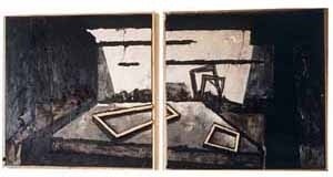 “Wie man wird, was Man ist“, óleo sobre tela, 4,00 x 2,00 m, 1991