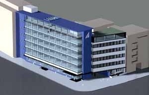Edifício de Escritórios, Berlim, 2000/2001. Reforma e extensão de uma obra dos anos 60