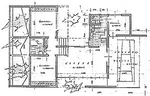 Residência no Lago Azul, Engº Arquiteto Camilo Porto de Oliveira, Belém, 1957. Planta baixa