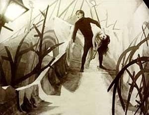Cena do filme O Gabinete do Dr. Caligari, de Robert Wiene, Alemanha, 1919