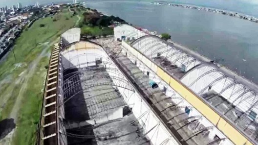Galpões abandonados em Estelita, Recife<br />Foto divulgação 