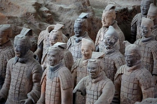 Guerreiros de terracota<br />Foto Tracey Wong  [Pixabay License]