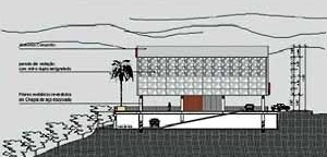 Centro de entretenimento, Fernanda Jung Drebes, FAU UFRGS, Orientador Giênio Viana Bohrer, 2º Prêmio CSN Construção Civil, projeto premiado