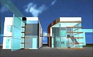 Museu de Cultura Finlandesa de Penedo, Wagner Barboza Rufino, Universidade Federal de Juiz de Fora, Orientador: Rogério Amorim do Carmo. Concurso Paviflex 2001, projeto premiado