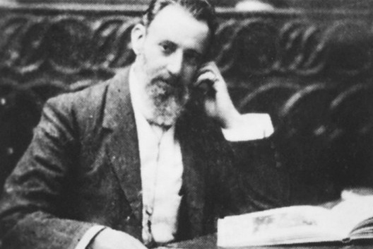 Fotografía del arquitecto Ricardo Magdalena publicada en la revista Arquitectura y Construcción, 1910<br />Foto divulgación 