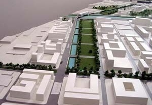 Operação Urbana Vila Leopoldina – Jaguaré<br />Foto da maquete  [SEMPLA/PMSP]