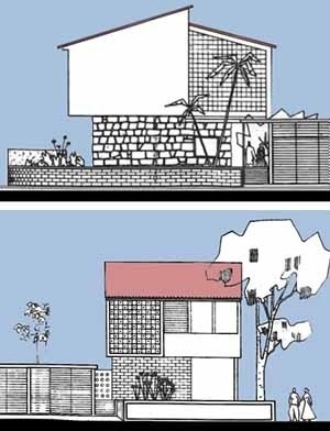 Figura 4. Fachadas de casas do conjunto
