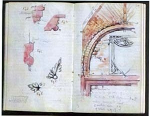 "Caderno de desenhos", John Ruskin.  [Ruskin´s Library, University of Lancaster, 2004]
