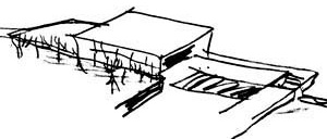 Projeto de uma casa para a cidade de Taubaté. Arq. Vilanova Artigas [Acervo FAU-USP]