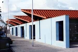 Shopping Cais de Santa Rita, Recife, Brasil, Arquitectos Zeca Brandão e Ronaldo L'Amour, 1994-96. <br />Foto Zeca Brandão 