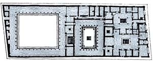 Casa do Fauno [adaptado de CHING, 1996, p. 367]