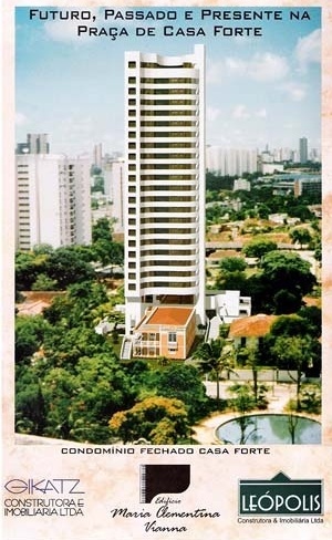 Figura 18 – Prospecto promocional do Edifício Maria Clementina Vianna, Praça de Casa Forte, nº 445. Construtora Gikatz