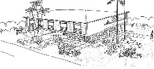 Residência Claudino, Acácio Gil Borsoi, 1956