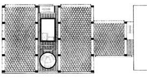 Planta de fôrmas da Galeria de Arte da Universidade Yale [LOUD, Patricia Cummings. Op. cit., p. 76]