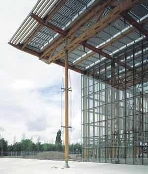 Invernadero, detalle estructura