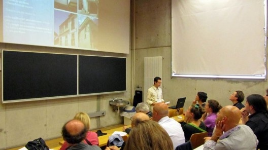 Uma das palestras principais do congresso<br />Foto Gabriela Celani 