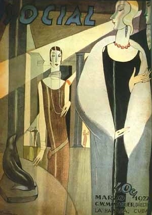 Revista Social, Director artistico Conrado Massaguer, La Habana, 1927