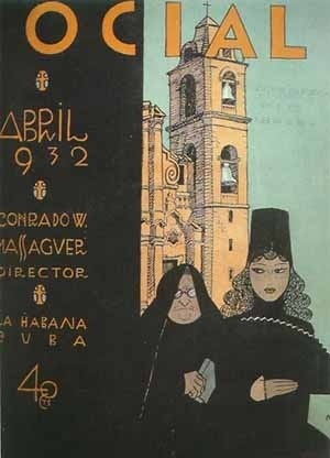 Revista Social, Director artistico Conrado Massaguer, La Habana, 1932