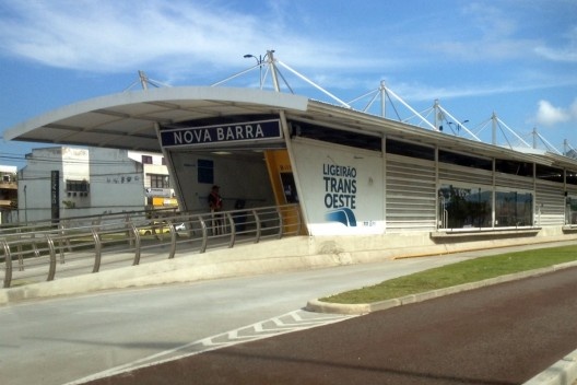 Estação Nova Barra, linha Trans Oeste que liga Guaratiba a Santa Cruz<br />Foto Silvana Romano 