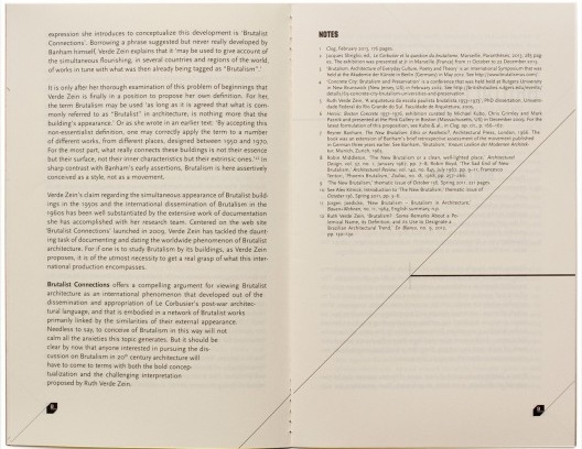 Ruth Verde Zein: Brutalist Connection – a refreshed approach to debates & buildings<br />Divulgação / divulgación  [Editora Altamira]