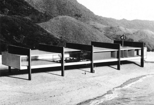 Museu à Beira do Oceano, projetado para a cidade de São Vicente, SP, 1951