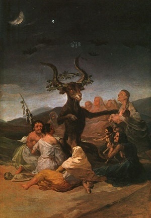 O Sabbat das bruxas. Francisco Goya y Lucientes, 1798. Museu do Prado, Madri