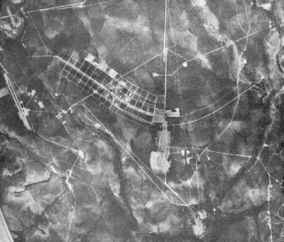 Vista do ceu do Plano Piloto de Brasília em construção [Acervo Fundação Oscar Niemeyer]