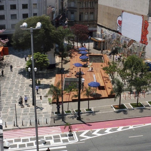 Largo São Francisco, situação depois da intervenção urbana, São Paulo<br />Foto divulgação  [gestadourbanasp]