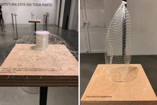 Exposição: Sou Fujimoto: futuros do futuro. Japan House, São Paulo, dezembro de 2017<br />Foto Maria Júlia Barbieri Eichemberg / Christine Greiner 