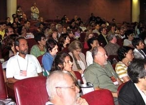 Abertura do evento. Platéia do auditório