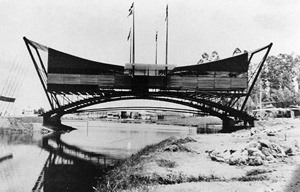 Pavilhao CSN no Parque do Ibirapuera, São Paulo. Arquiteto Sérgio Bernardes, 1954 [Acervo Família Sérgio Bernardes]