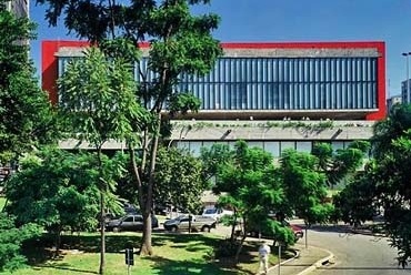 Museu de Arte de São Paulo – MASP, 1957-1968. Arquiteta Lina Bo Bardi<br />Foto Nelson Kon 