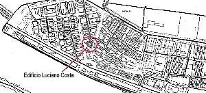 Localização do Edifício Luciano Costa no Bairro do Recife [Preservação dos Sítios Históricos, Recife, 1981]
