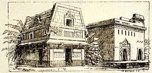Charles Garnier. Casa de los Aztecas (1889). Exposición Universal de París..