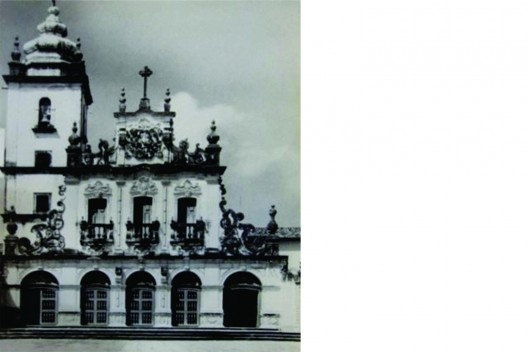Fachada principal do Convento de Santo Antônio ou São Francisco, João Pessoa PB, década de 1960<br />1o, Classe 33.01 (1)  [Iphan Recife]