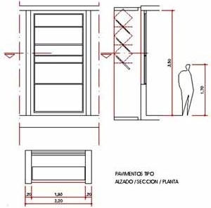 Fig. 19 – Detalle del brise-soleil