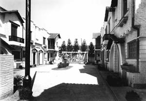 Jardim Anhanguera, vila de casas na rua Venâncio Aires, 1946-47