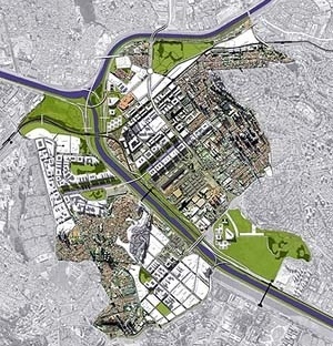 PRIOU – Plano-Referência de Intervenção e Ordenação Urbanística. Operação Urbana Vila Leopoldina: planimetria geral