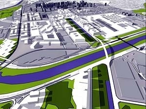 PRIOU – Plano-Referência de Intervenção e Ordenação Urbanística. Operação Urbana Vila Leopoldina: vista de conjunto